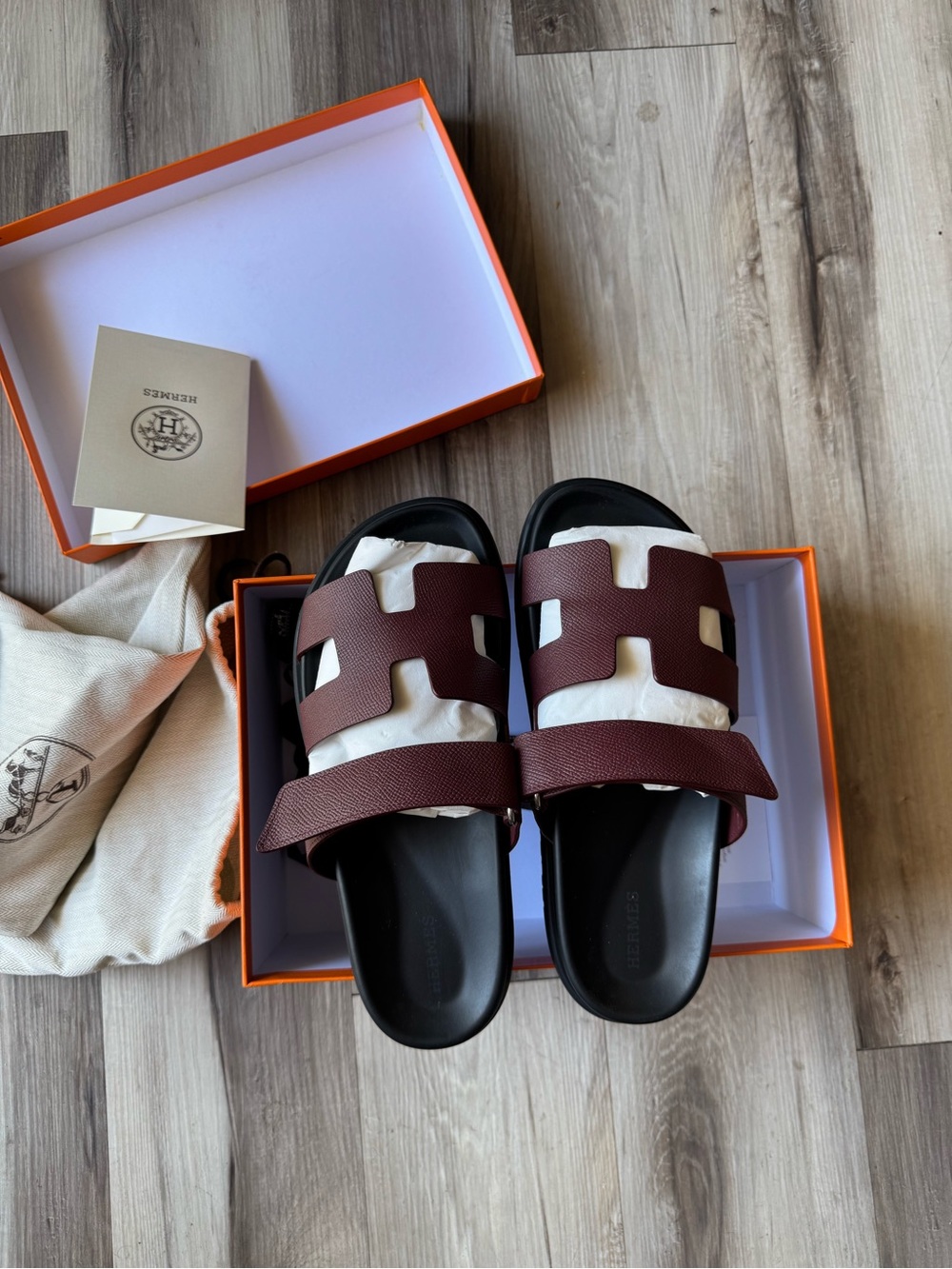 Hermes Chypre Sandals size 39